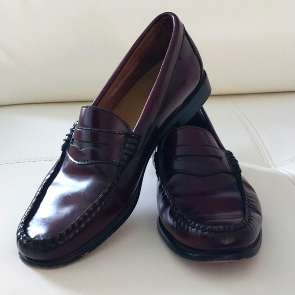 G.H. Bass & Co. Shoes - G.H. BASS WEEJUNS DIANE PENNY LOAFERS WOMEN'S SZ 7.5 GENUINE BURGUNDY LEATHER